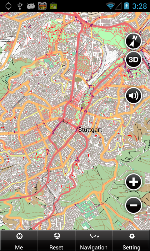 Stuttgart Offline Map Screen 2