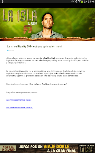 【免費娛樂App】La Isla el Reality-APP點子