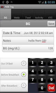 Glucose Buddy : Diabetes Log - screenshot thumbnail