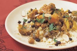 Moroccan Short Rib Tagine with Spiced Couscous (Ras el Hanout)
