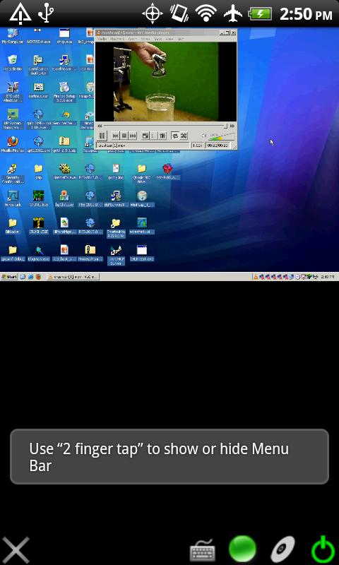    HP iLO Mobile- screenshot  
