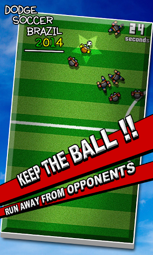 【免費休閒App】Dodge Soccer Brazil 2014-APP點子