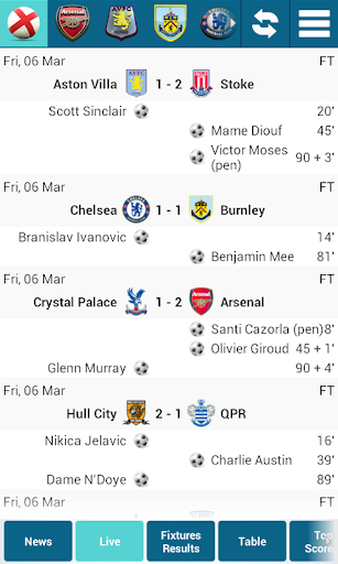 English Live Score