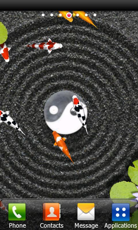 Koi Zen Water Garden live wall Screen 1