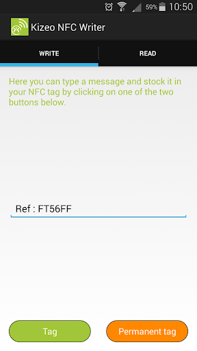 Kizeo NFC Writer