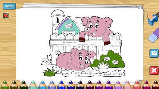 【免費家庭片App】Coloring Book Farm Animals-APP點子