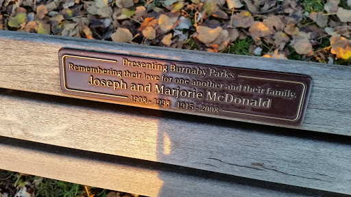 McDonald Memorial Bench Plaque 