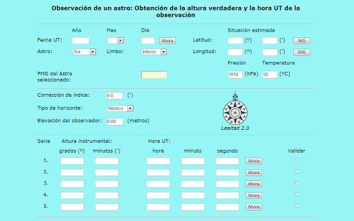 Observación de un Astro