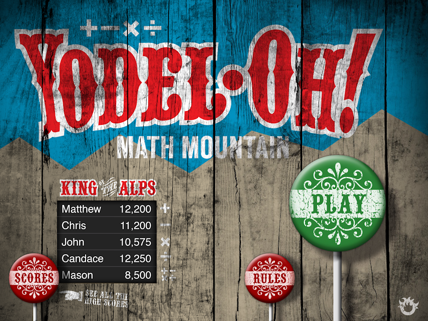 YodelOh Math Mountain Screen 1