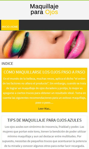 Maquillaje para Ojos