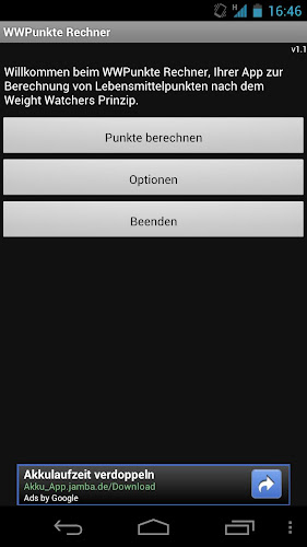 WWPunkte Rechner - Latest version for Android - Download APK