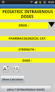 Pediatric IV Dosage