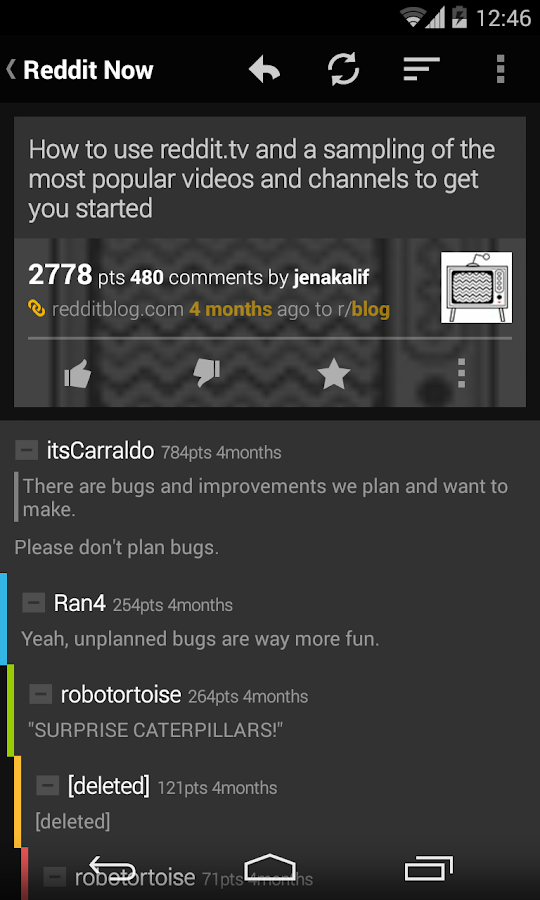 Reddit Now - screenshot