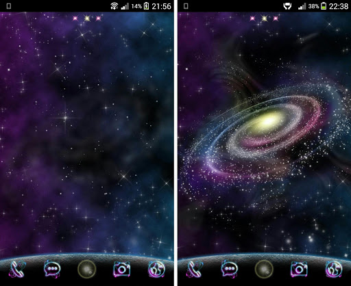 Galaxy Theme Pro GoLauncher Ex