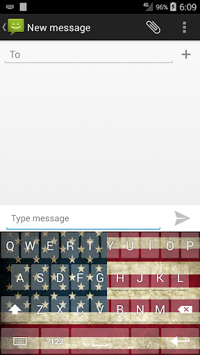 American Flag Keyboard