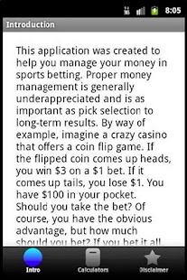 Free Betsizer - Gambling Calculator APK