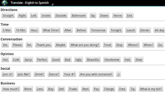 Translate - English/Spanish Screenshots 4