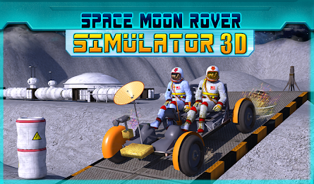 Space Moon Rover Simulator 3D poster 11