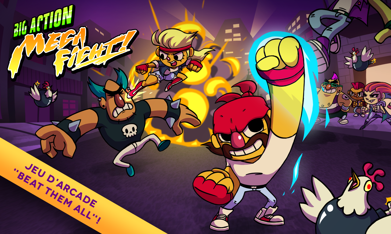 Android application Big Action Mega Fight! screenshort