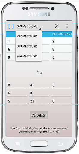 fast matrix calculator
