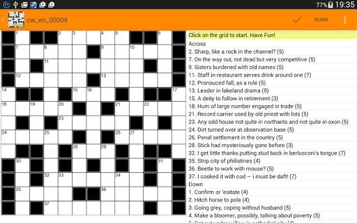 【免費拼字App】Crossword Puzzles English-APP點子