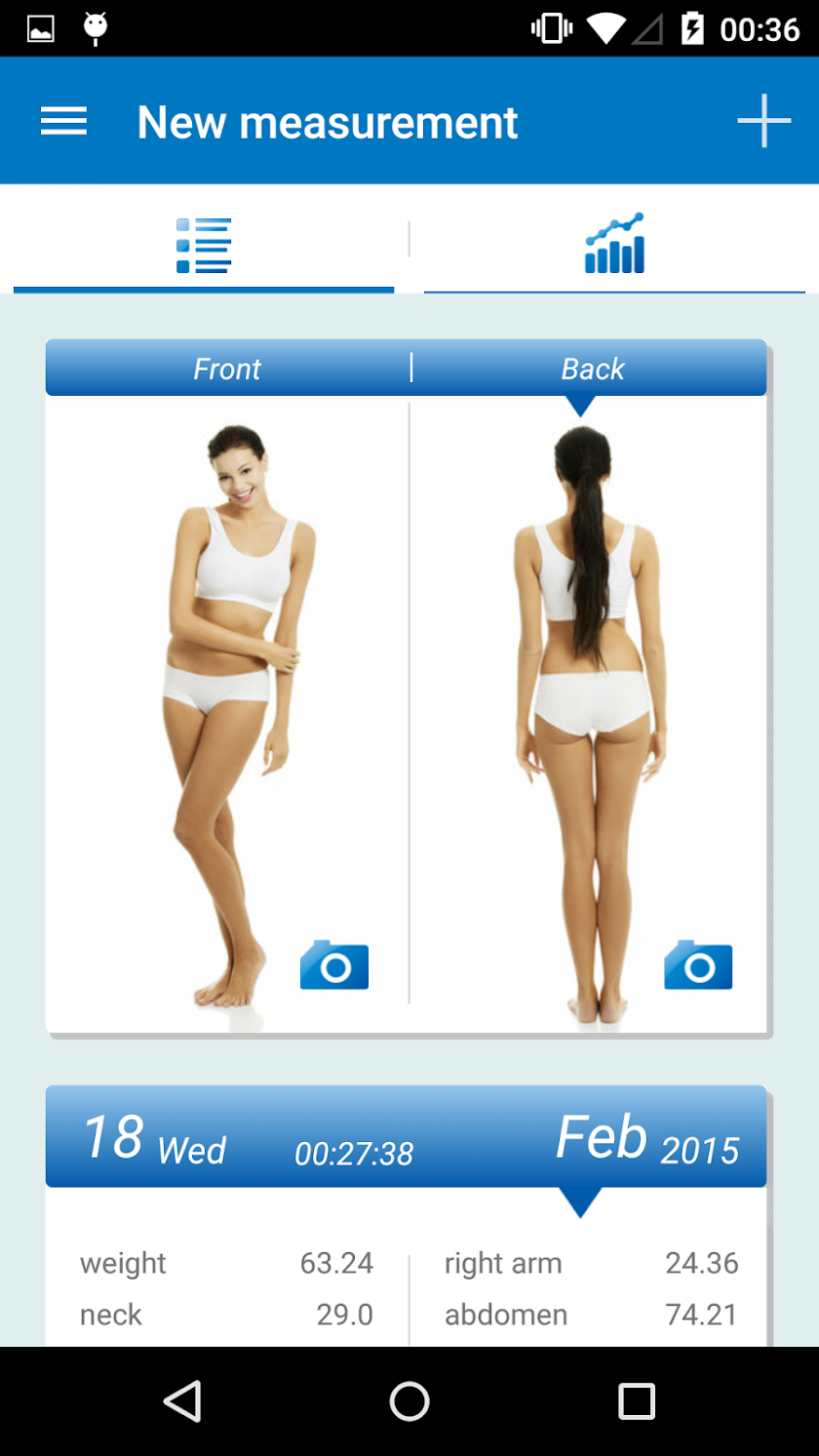 Body Diary Screen 3