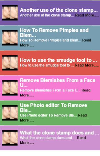 Remove Pimples and Blemishes