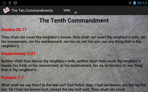 【免費書籍App】The Ten Commandments (KJV)-APP點子