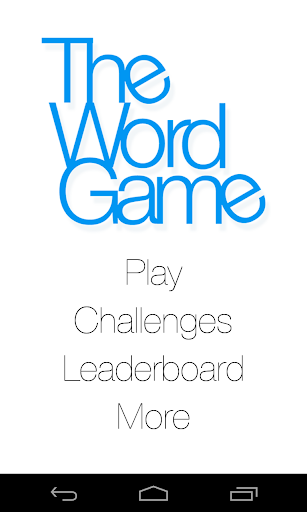 The Word Game - Free