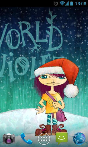 Violet's Xmas Wallpaper