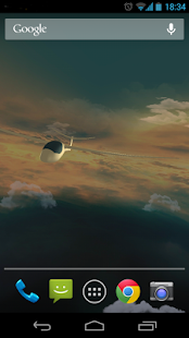 Flight in the sky 3D with weather live wallpaper(圖3)-速報App