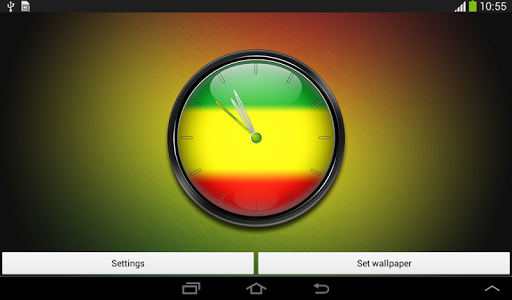 免費下載個人化APP|Rasta Clock Live Wallpaper app開箱文|APP開箱王