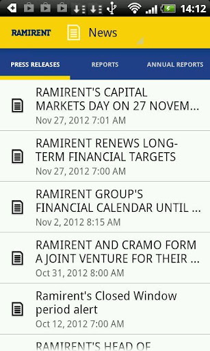 Ramirent Investor Relations