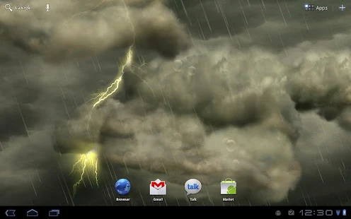 Thunderstorm Free Wallpaper - screenshot thumbnail
