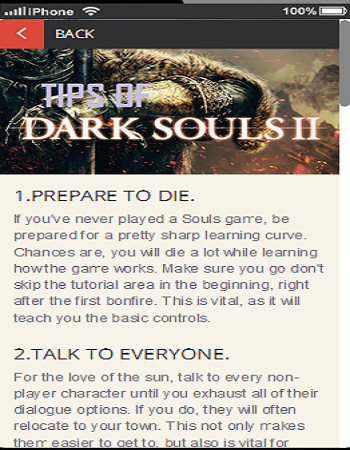 Tips of Dark Souls 2