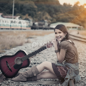 by Augustine Jumat - People Portraits of Women