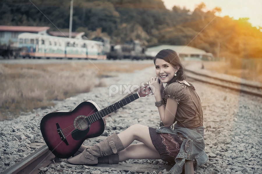 by Augustine Jumat - People Portraits of Women