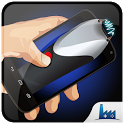 Gun taser electroshock icon