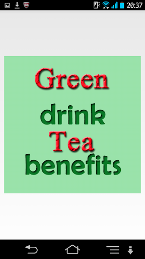 Green tea effect