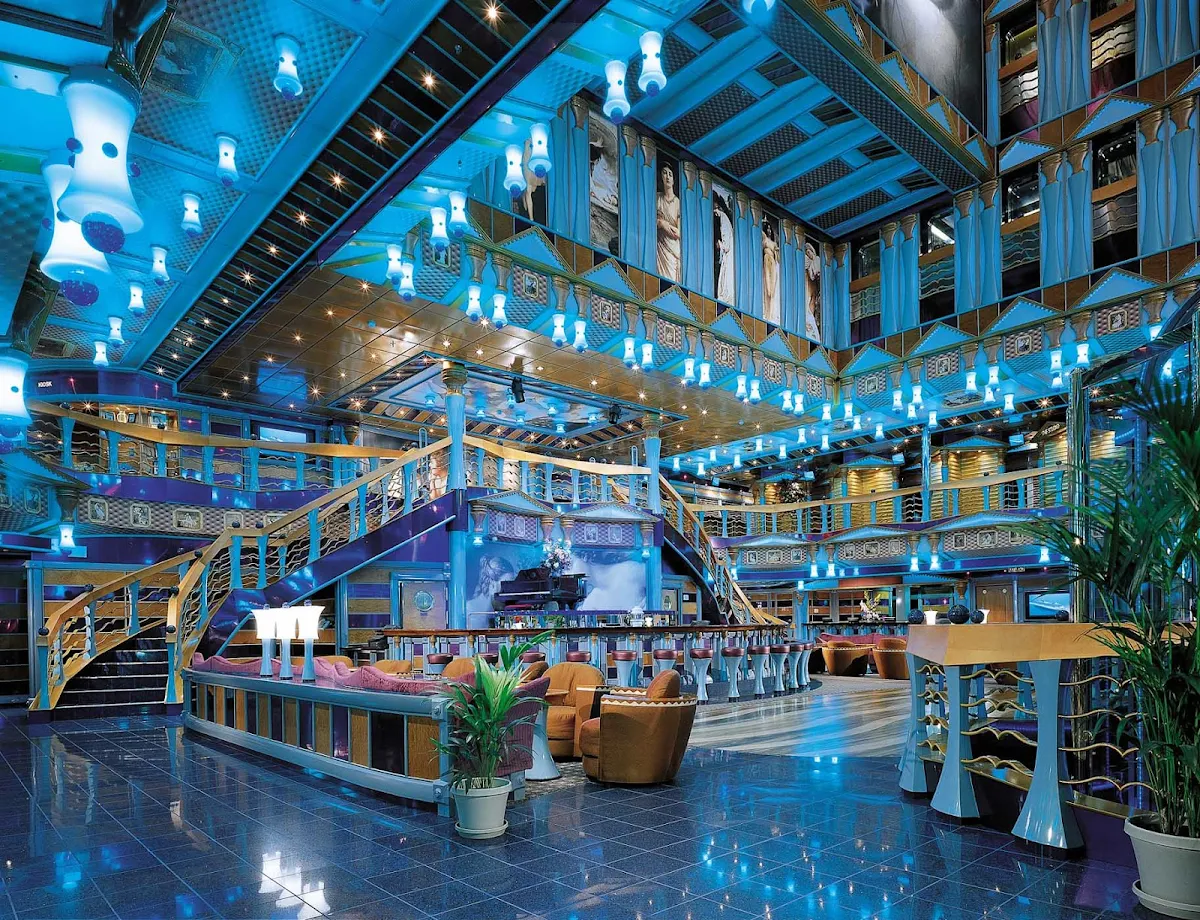 Carnival-Miracle-Metropolis-Atrium-Bar - Enjoy the cool ocean vibe of the Metropolis Atrium Bar when you sail on Carnival Miracle.