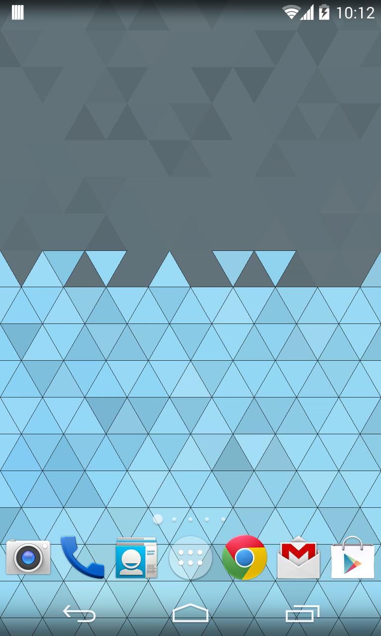 Triangle Live-Wallpaper Pro Screen 3