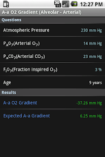 A-a Oxygen Gradient Calculator  Icon