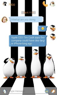 How to get GO SMS PENGUINS THEME lastet apk for bluestacks