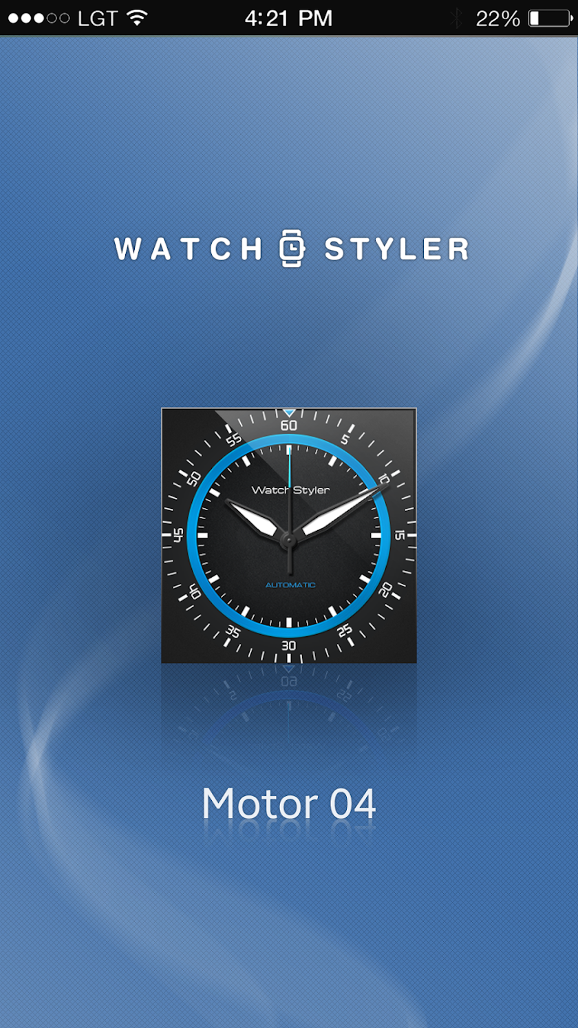 Watch Face Andriod - Motor2 Screen 3