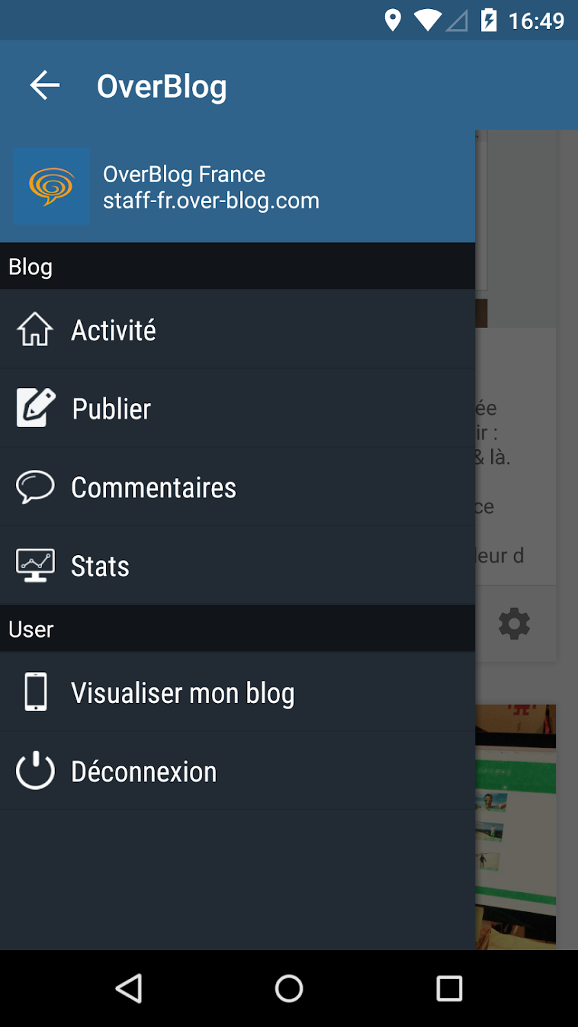 OverBlog Screen 3