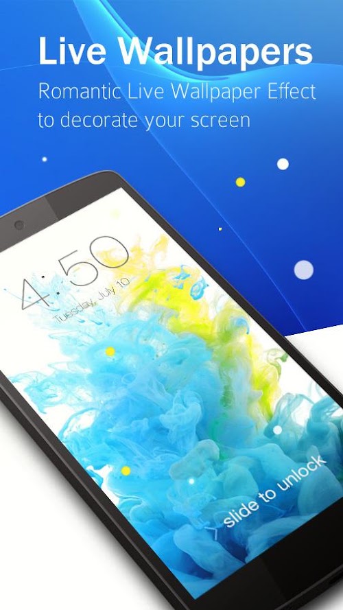 Android application Lock Screen LG G3 Theme screenshot