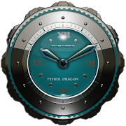 Dragon Clock Widget petrol