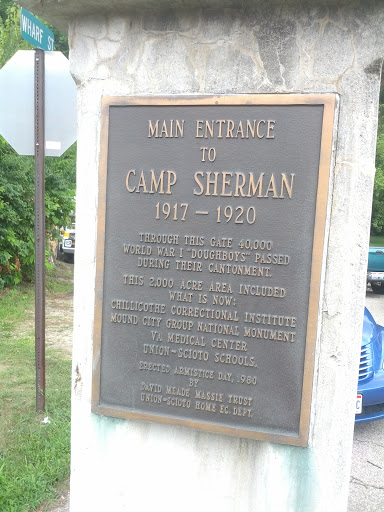 Camp Sherman Entrance