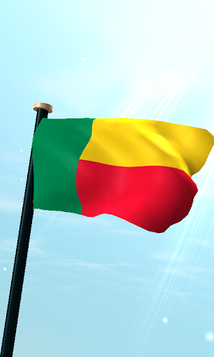 Benin Flag 3D Free Wallpaper