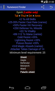 Runeword finder for Diablo II(圖1)-速報App